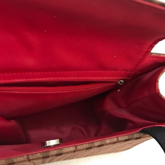 Plaid Pattern Shoulder Bag - Picture 3 of 9